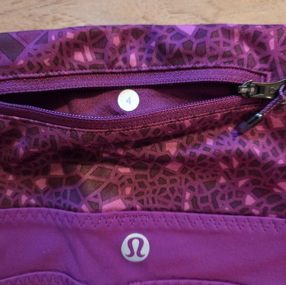 Lululemon Real Quick Leggings Regal Plum Size 4 - Picture 9 of 9